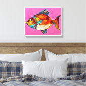 Toile Poissons colorés (Insitu(Chambre))