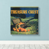 Toile Poitrine au trésor (version terrain) Étiquette ora (Insitu (Plancher de Bois))