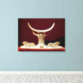 Toile Poitrine avec Shu, le Dieu égyptien de l'air (Insitu (Plancher de Bois))