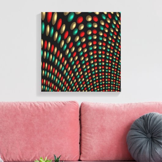 Toile polaire doture texture abstract art fractal (Insitu(Salon))