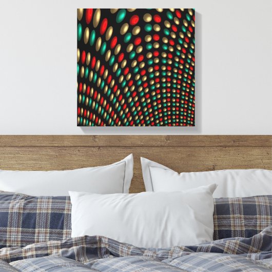 Toile polaire doture texture abstract art fractal (Insitu(Chambre))