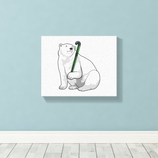 Toile Polar bear (Insitu (Plancher de Bois))