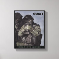 Police de l'équipe SWAT Imprimer Aquarelle origina