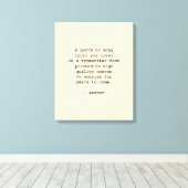 Toile Police d'écriture murale de devis personnalisée (Insitu (Plancher de Bois))