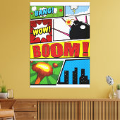 Toile Polices de bande dessinée ! (Insitu(Salon))