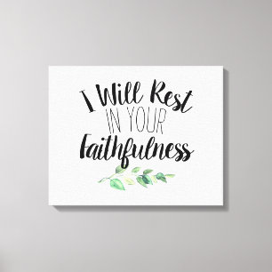 Toile Polices modernes de police Bible Versets Écriture