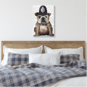 Toile Policier de Bulldog (Insitu(Chambre))