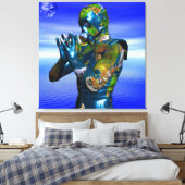 Toile Pollution mondiale (Insitu(Chambre))