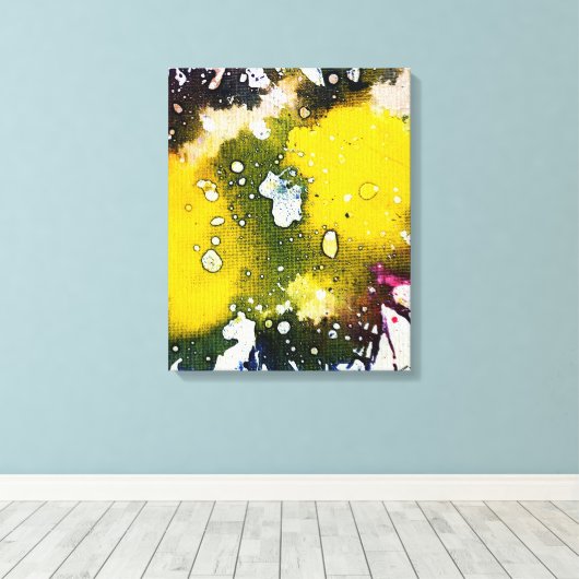 Toile Polychromoptic #7 par Michael Moffa (Insitu (Plancher de Bois))