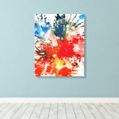 Toile Polychromoptique #16 par Michael Moffa (Insitu (Plancher de Bois))