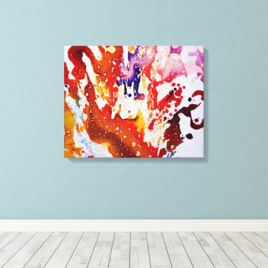 Toile Polychromoptique #1A by Michael Moffa (Insitu (Plancher de Bois))