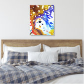 Toile Polychromoptique #1B par Michael Moffa (Insitu(Chambre))