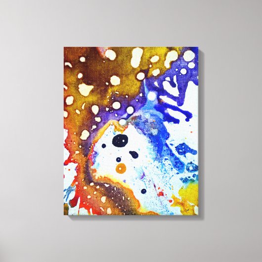 Toile Polychromoptique #1B par Michael Moffa (Recto)