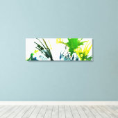 Toile Polychromoptique #2B par Michael Moffa (Insitu (Plancher de Bois))