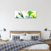 Toile Polychromoptique #2B par Michael Moffa (Insitu(Chambre))