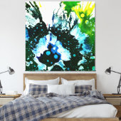 Toile Polychromoptique #2C par Michael Moffa (Insitu(Chambre))