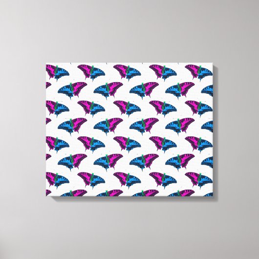 Toile Polysexual Pride Flag Swallowtail Butterfly (Recto)