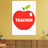 Toile Pomme des enseignants (Insitu(Salon))