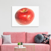 Toile Pomme rouge mûre - Art illustré (Insitu(Salon))