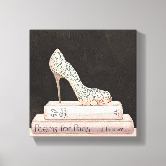 Toile Pomme sauvage | Élégante mode talon haut (Recto)