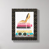 Toile Pomme sauvage | Icône Style - Gold Stiletto (Recto)