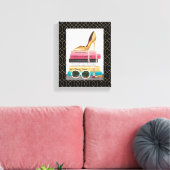 Toile Pomme sauvage | Icône Style - Gold Stiletto (Insitu(Salon))