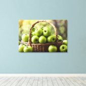 Toile Pommes Granny Smith (Insitu (Plancher de Bois))