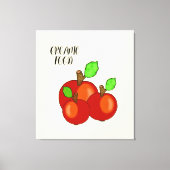 Toile Pommes rouges (Recto)