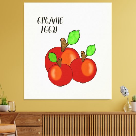 Toile Pommes rouges (Insitu(Salon))