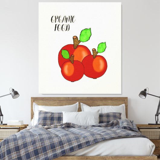 Toile Pommes rouges (Insitu(Chambre))