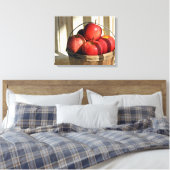 Toile Pommes rouges dans le panier Bushel (Insitu(Chambre))