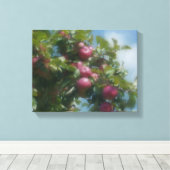 Toile Pommes Rouges Sur Peinture D'Arbre (Insitu (Plancher de Bois))