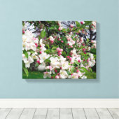 Toile Pommier fleurit. (Insitu (Plancher de Bois))