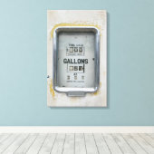 Toile Pompe à combustible vintage / Numéro du boitier -  (Insitu (Plancher de Bois))