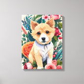 Toile Pompe à fleurs (Recto)