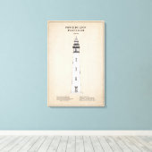 Toile Ponce de Leon Inlet Lighthouse - Floride - SBD (Insitu (Plancher de Bois))