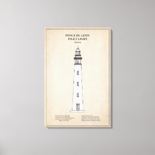 Toile Ponce de Leon Inlet Lighthouse - Floride - SBD