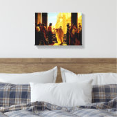 Toile Ponce Pilate présentant un Jésus affligé (Insitu(Chambre))