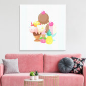 Toile Poncs de crème glacée avec arrosages (Insitu(Salon))