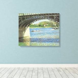 Toile Pont à Argenteuil par Gustave Caillebotte