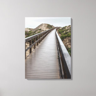 Toile Pont à pied au parc d'état d'Oso Flaco Lake