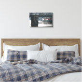 Toile Pont à Vélo Scène d'hiver Amsterdam Canvas Imprime (Insitu(Chambre))