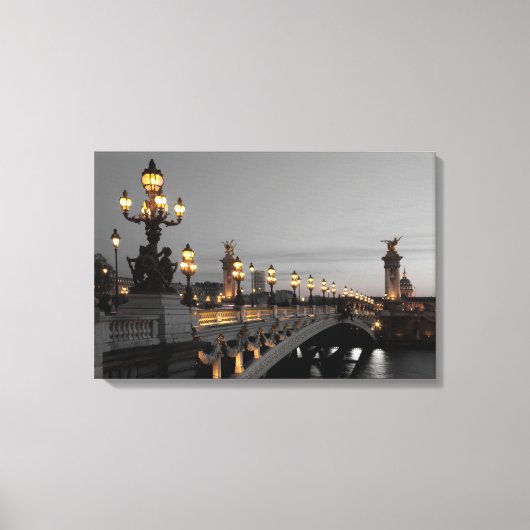 Toile Pont Alexander III, Paris (Recto)