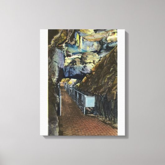Toile Pont au-dessus du chaos montrant Rocher équilibré (Recto)