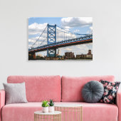 Toile Pont Benjamin-Franklin, Philadelphie, PA (Insitu(Salon))