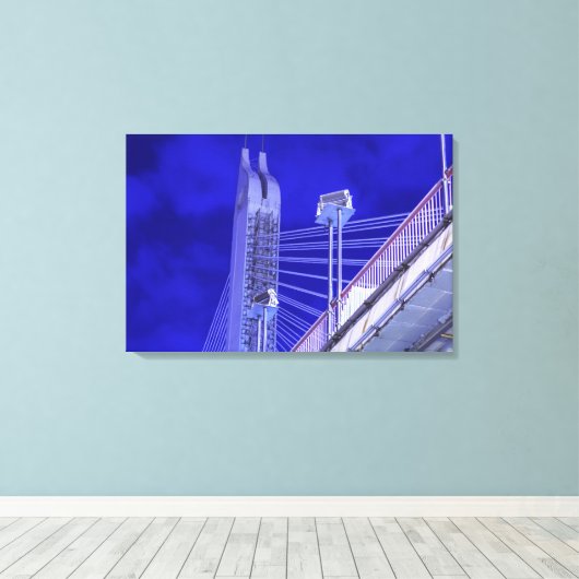 Toile Pont Blue Jiefang (Insitu (Plancher de Bois))