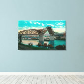 Toile Pont Broadway sur la rivière Willamette (Insitu (Plancher de Bois))