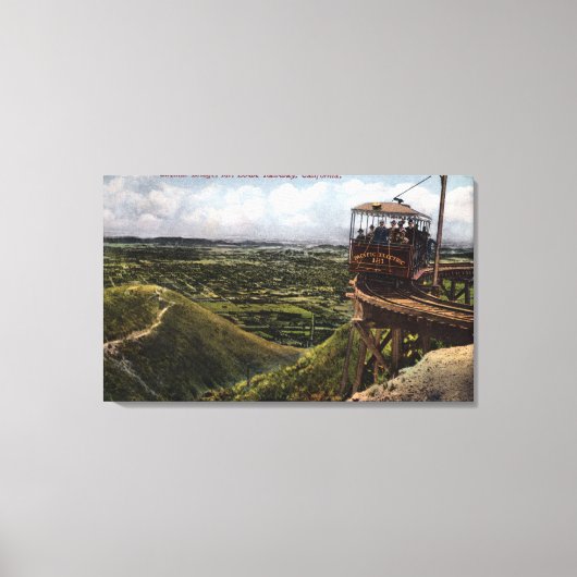 Toile Pont circulaire Vue ferroviaire Pacifique (Recto)