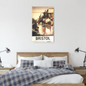 Toile Pont Clifton Suspension et bateaux (Insitu(Chambre))