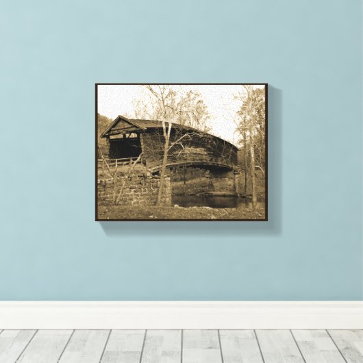 Toile Pont couvert (Insitu (Plancher de Bois))